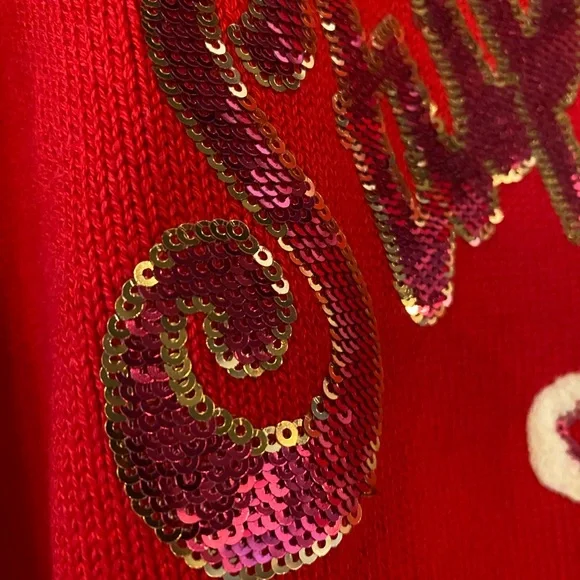 QUEEN OF SPARKLES Red Cupid Sweater - Picture 3 of 8
